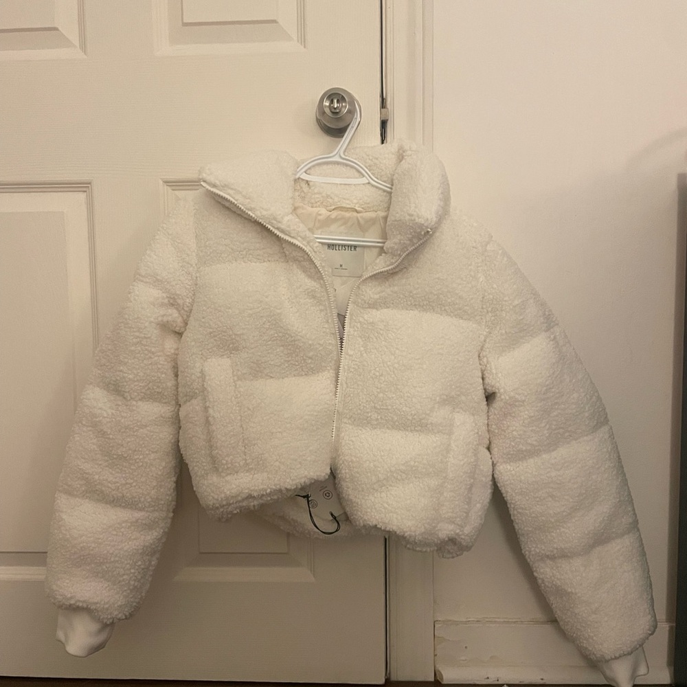 Puffer White jacket HOLLISTER